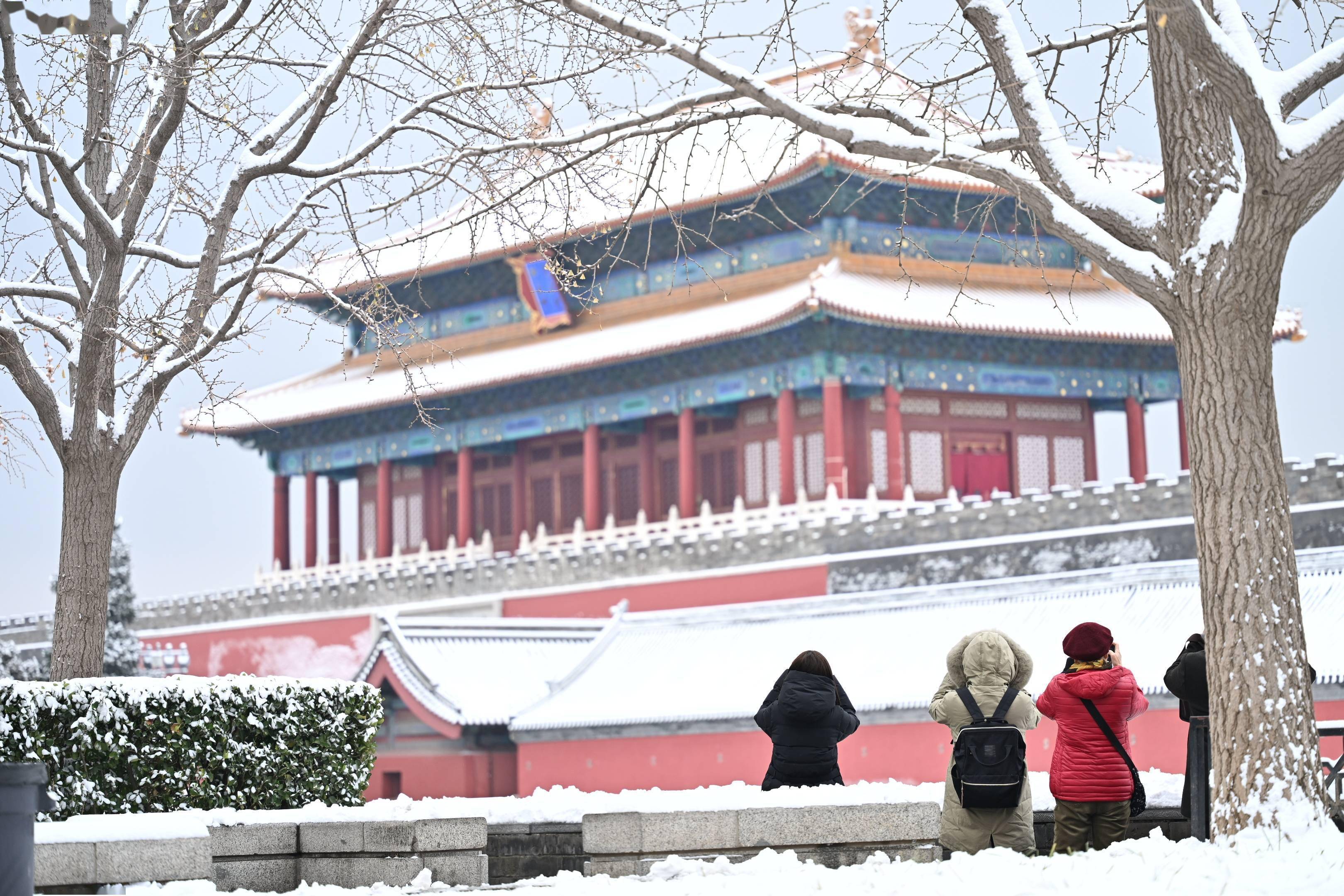 北京初雪，“故宫闭馆”上热搜，全网等待的图来了！